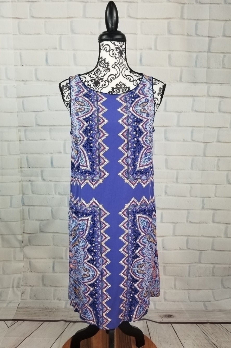J Jill size small floral print dress pockets